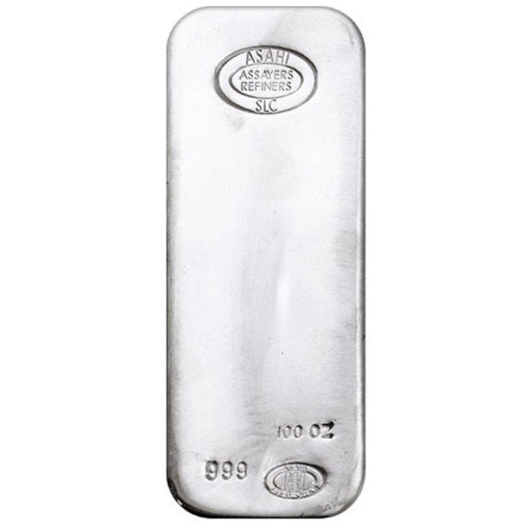 100 oz Asahi Silver Bar