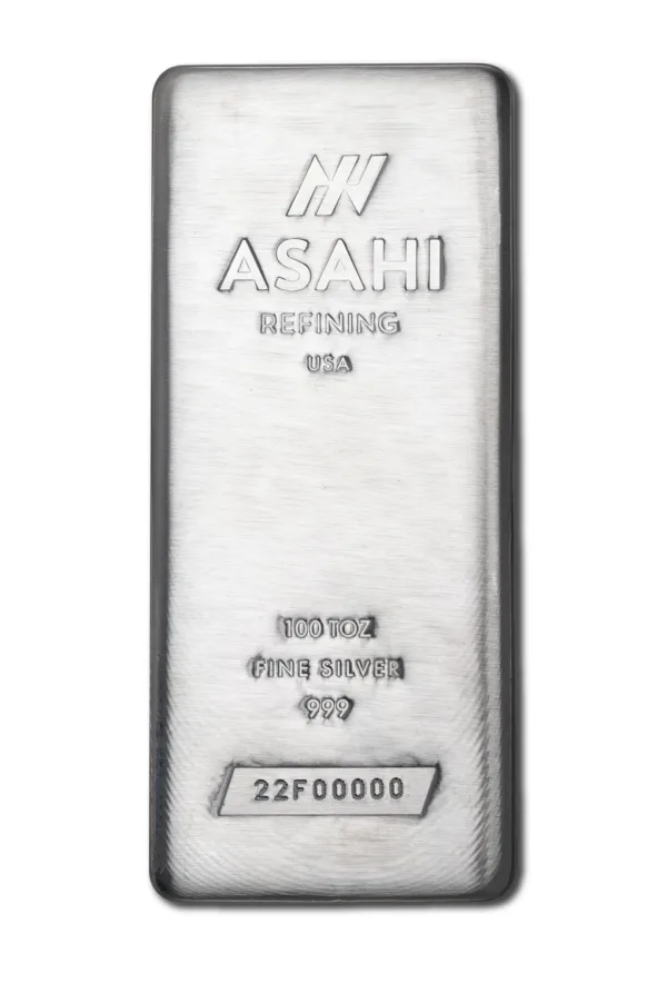 100 oz Asahi Silver Bar