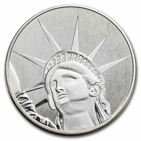 PAMP 1.5 Oz Silver Lady Liberty 999 Fine Coin Solomon Islands