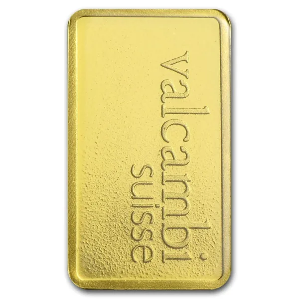 1 Gram Valcambi Gold Bar (New w/ Assay)