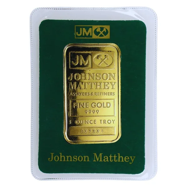 1 oz Johnson Matthey Gold Bar