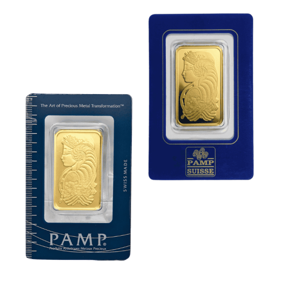 Vintage Assay - 1 oz Gold Bar PAMP Suisse Lady Fortuna .9999 Fine