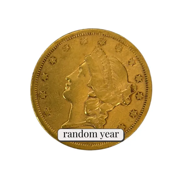 $20 Liberty Gold Double Eagle VF (Random Year)