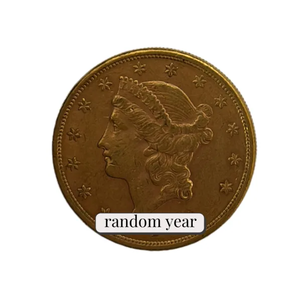 $20 Liberty Gold Double Eagle XF (Random Year)