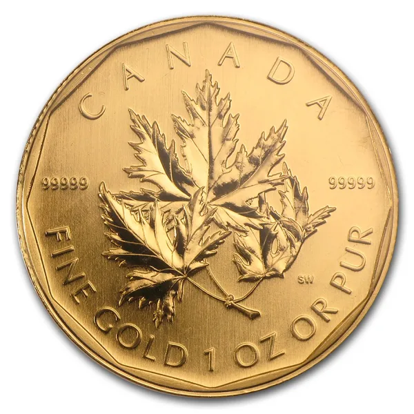 1 oz Canada Gold Maple Leaf  .99999 $200 - BU