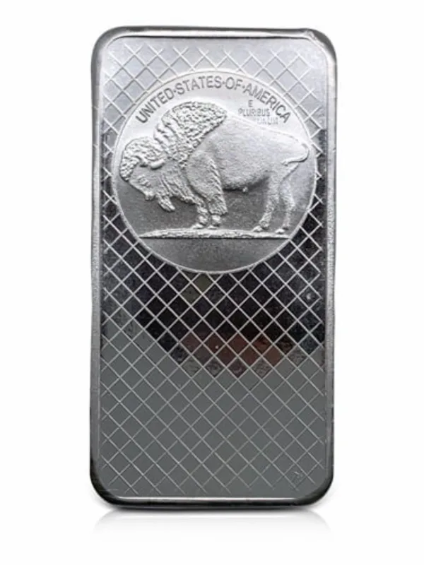 10 oz Silver  Liberty Buffalo Bars (New)