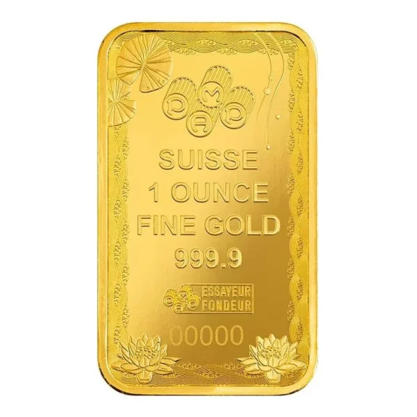 2025 1 oz PAMP Suisse Good Luck Koi Fish Gold Bar .9999 Fine (in Assay)