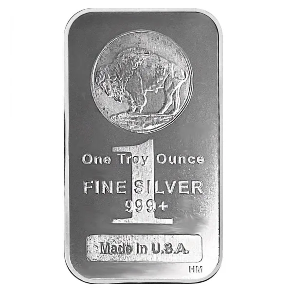 1 oz Silver Bar - Buffalo